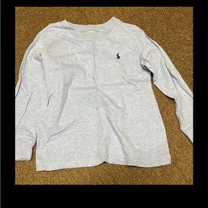 Ralph Lauren polo long sleeve tshirt light blue size 3t